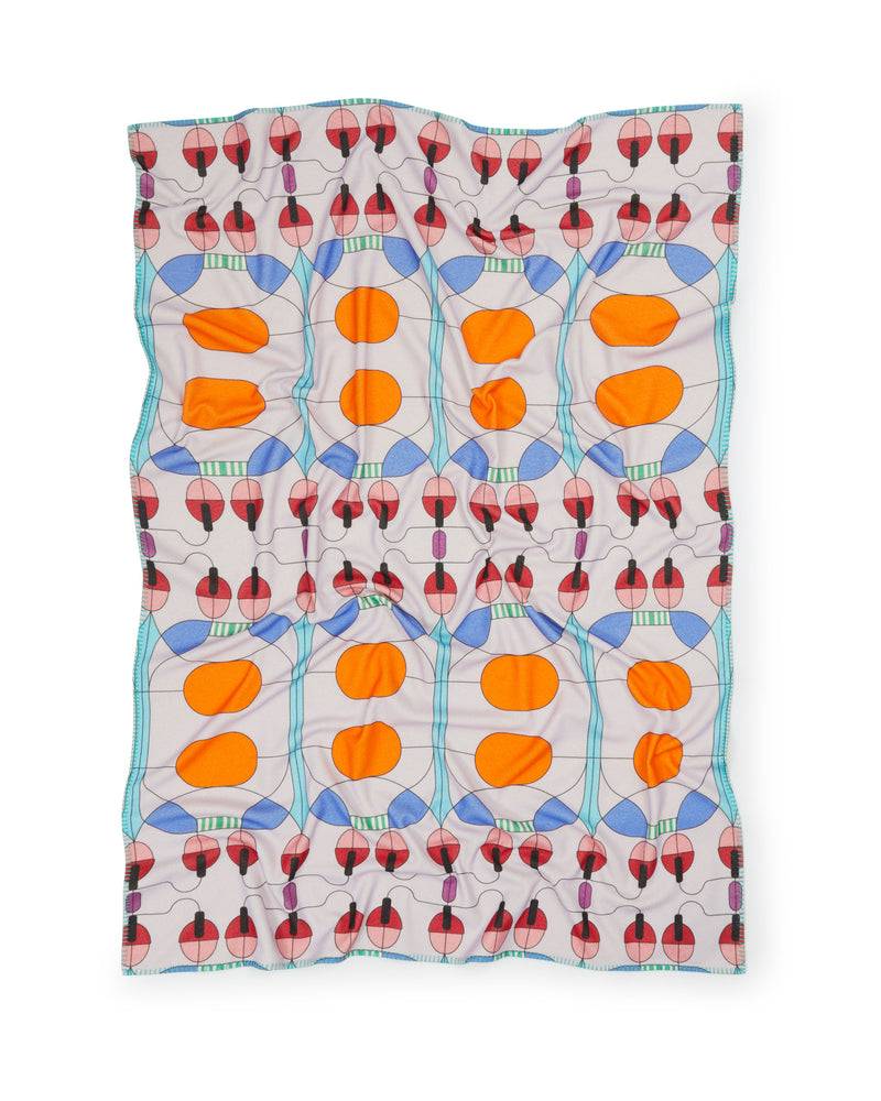 Lanerossi Campanule plaid e cuscino by Elena Salmistraro 2025
