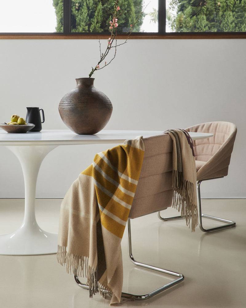 Lanerossi Everest Check plaid in puro cashmere Consegna Veloce