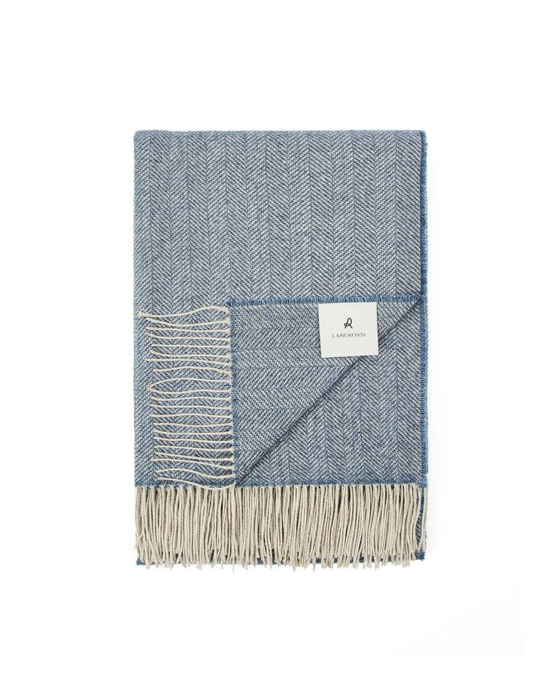 Lanerossi Calais plaid in canapa e lana In Vendita