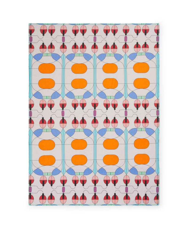 Lanerossi Campanule plaid e cuscino by Elena Salmistraro Saldi