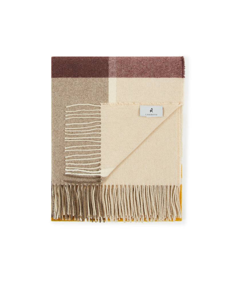 Lanerossi Everest Check plaid in puro cashmere Moda