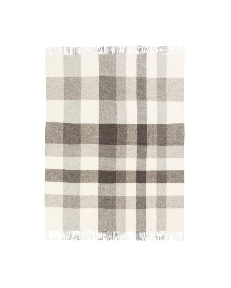 Lanerossi Natural Check plaid in pura lana vergine Pezzi Unici