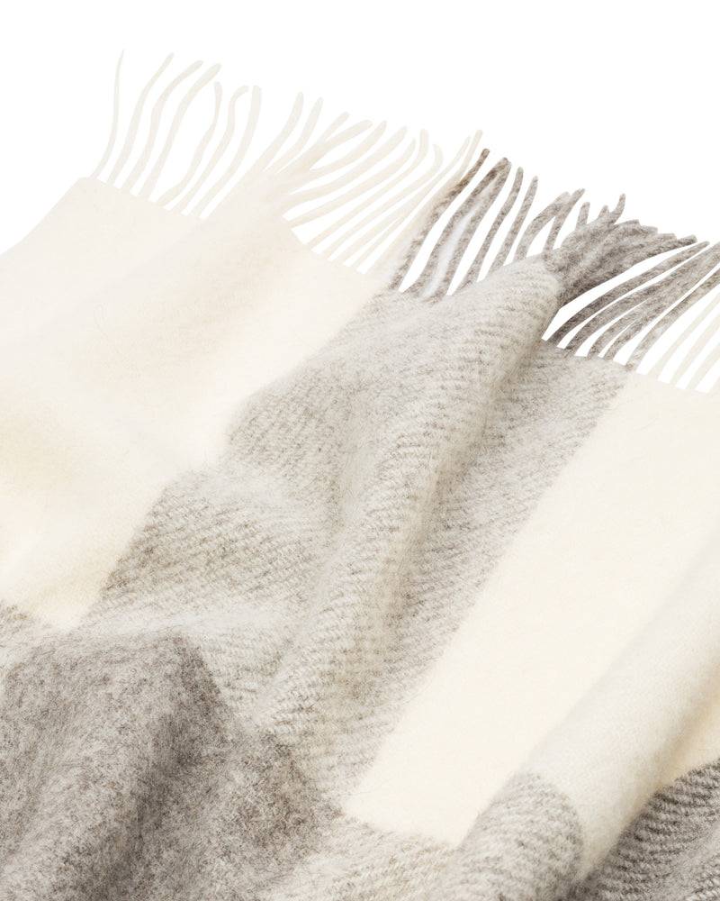 Lanerossi Natural Check plaid in pura lana vergine Pezzi Unici