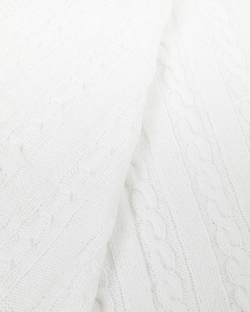 Lanerossi Treccina copertina per culla in puro cotone In Linea