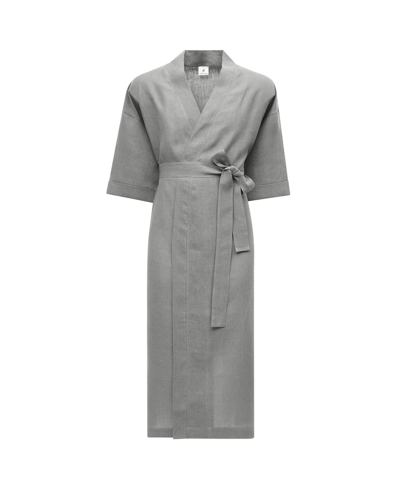Lanerossi Oita Kimono vestaglia in lino Acquista Ora