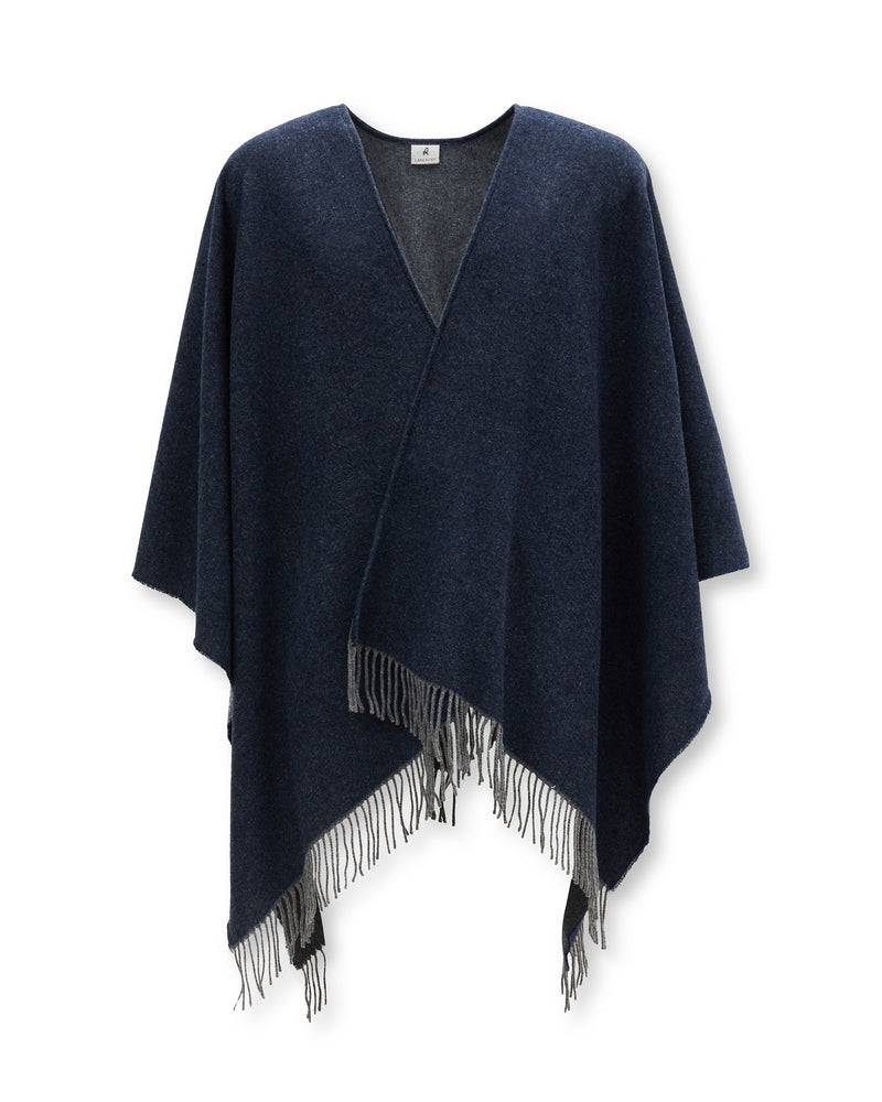Lanerossi Colin poncho in misto cashmere e lana Saldi