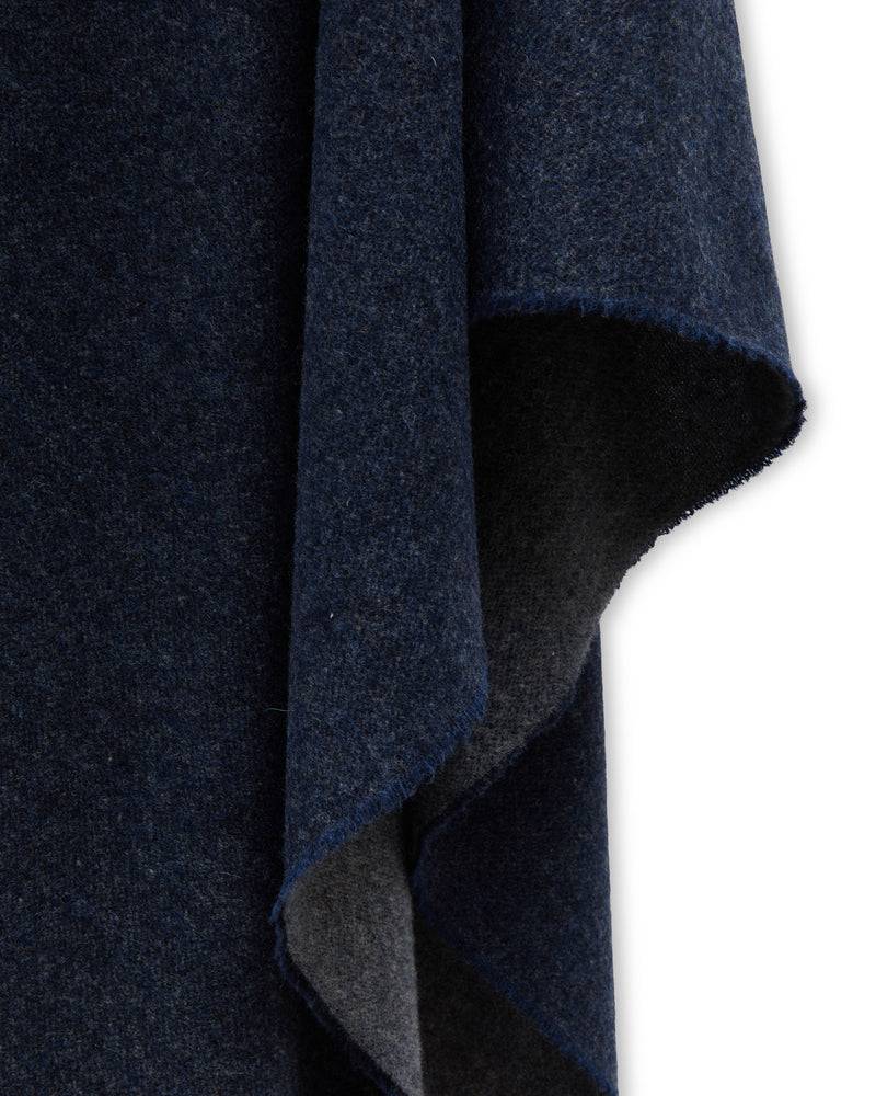 Lanerossi Colin poncho in misto cashmere e lana Saldi