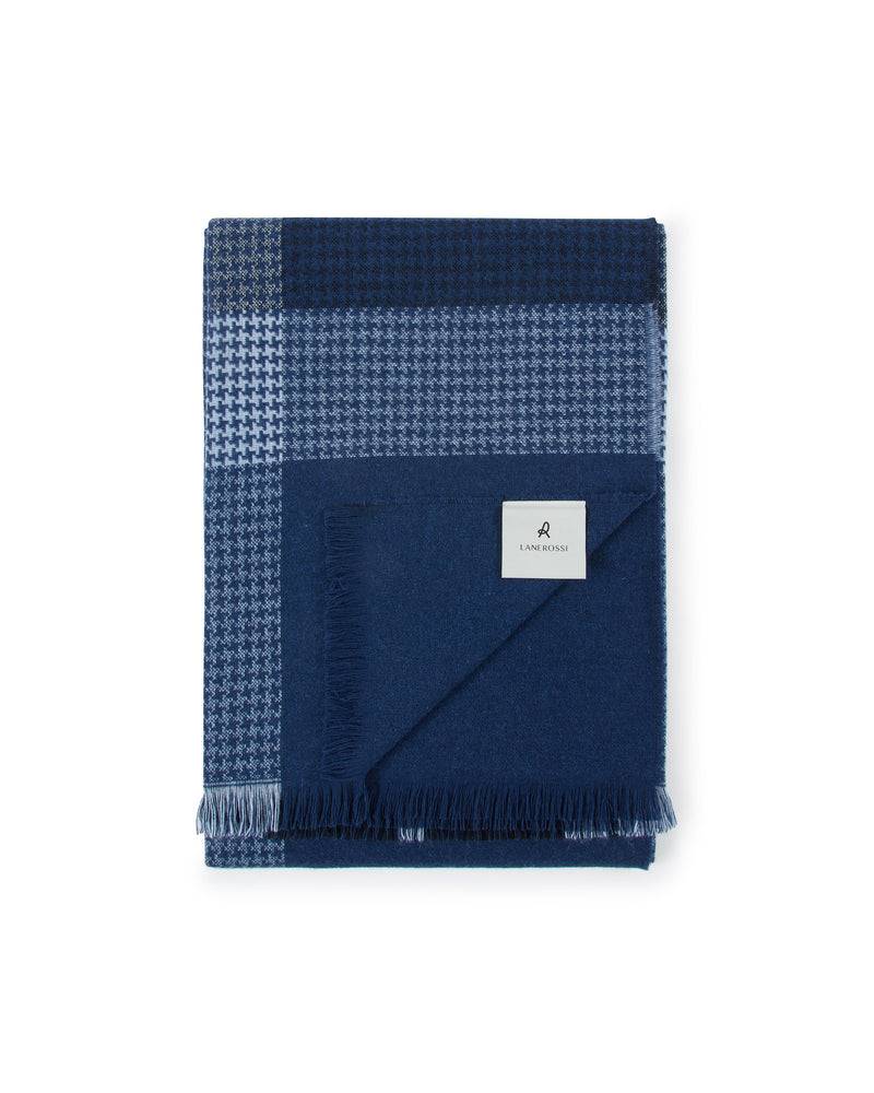 Lanerossi Black Light plaid in pura lana In Linea