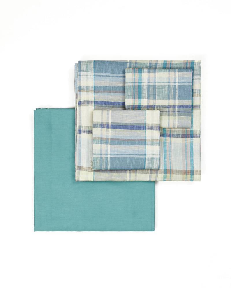 Lanerossi Madras set lenzuola in raso di cotone Offerte