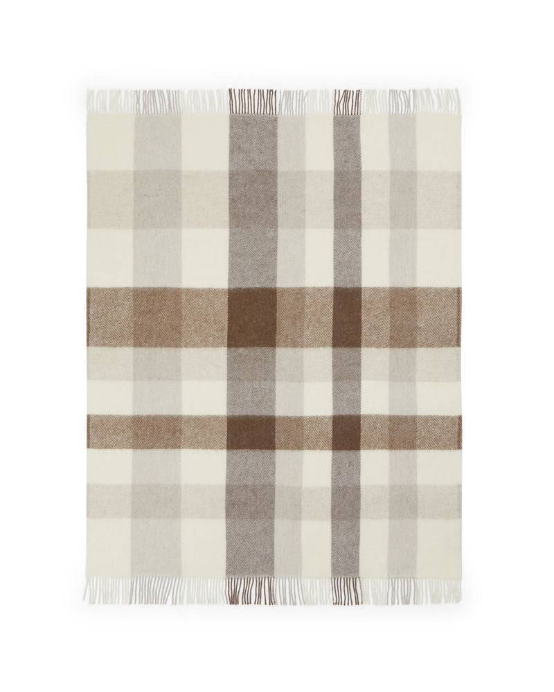 Lanerossi Iseo Check plaid in pura lana Offerta