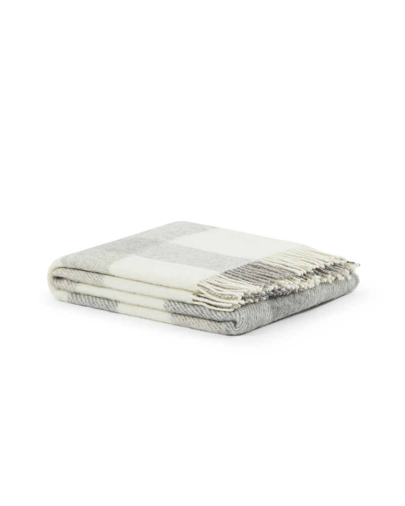 Lanerossi Iseo Check plaid in pura lana Offerta