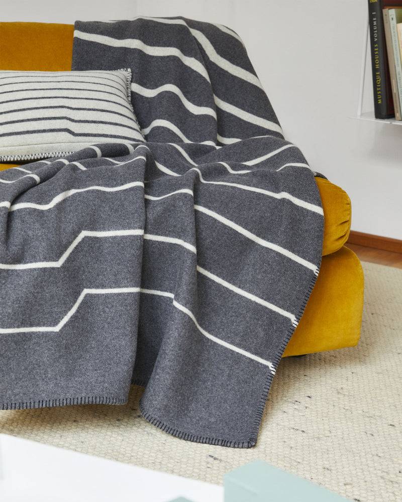 Lanerossi Optical plaid in lana e cashmere Vendita Calda