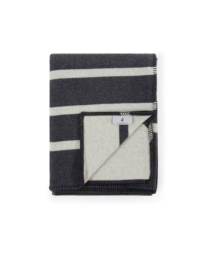 Lanerossi Optical plaid in lana e cashmere Vendita Calda